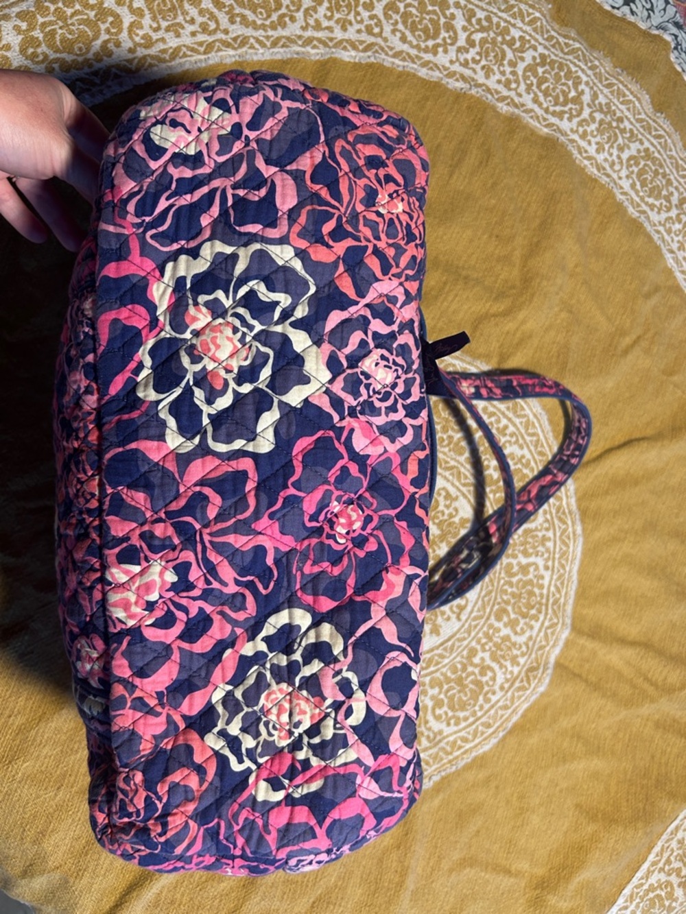 Vera Bradley Katalina Pink Quilted Travel Tote - Picture 3 of 11